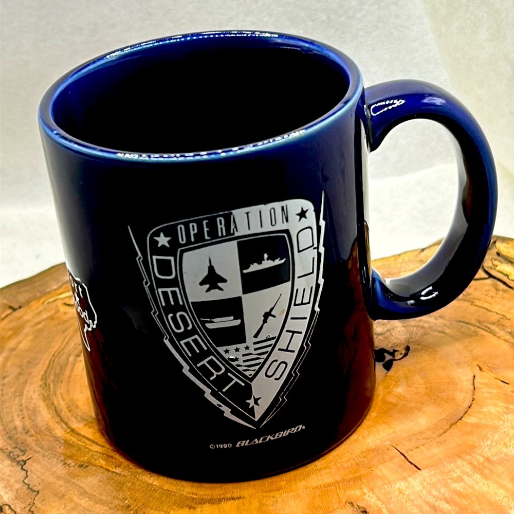 Desert Shield 1990 Blackbird Coffee Cup